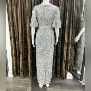 ADRIANNA PAPELL SEQUENCE MIDI DRESS